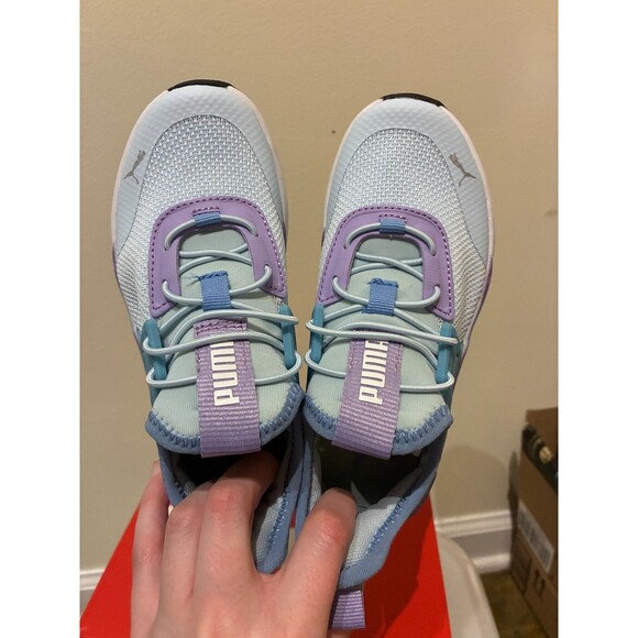 NWT Kids Puma Escapade Blue & Purple Tennis Shoes - Girls 13 - Picture 7 of 7